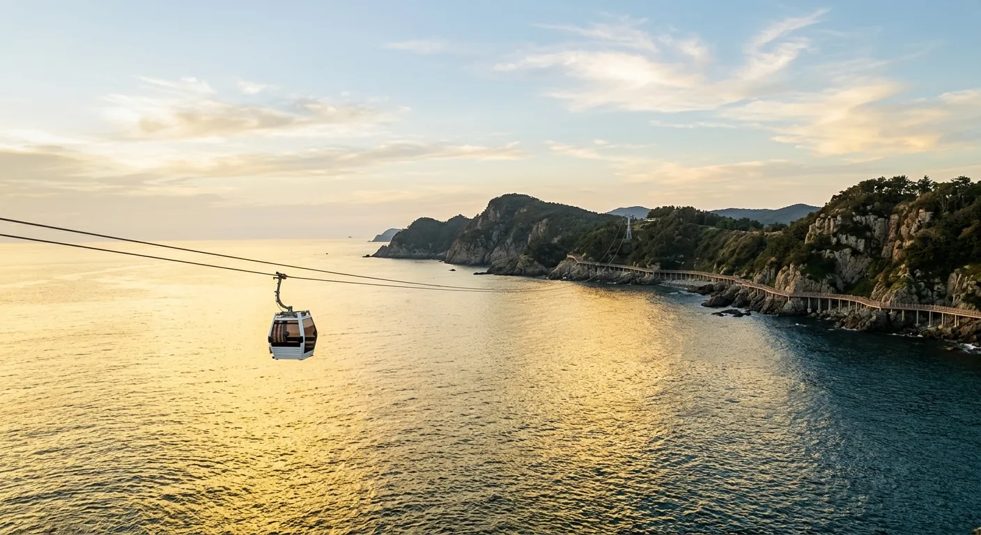 主視覺，傳達松島海上纜車的景觀