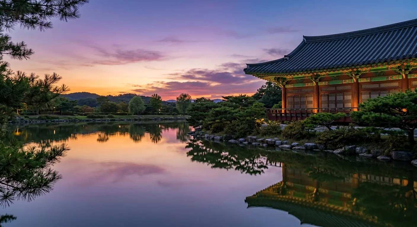 說明慶州夜景類景點的氛圍，提醒夜景要排在行程尾端