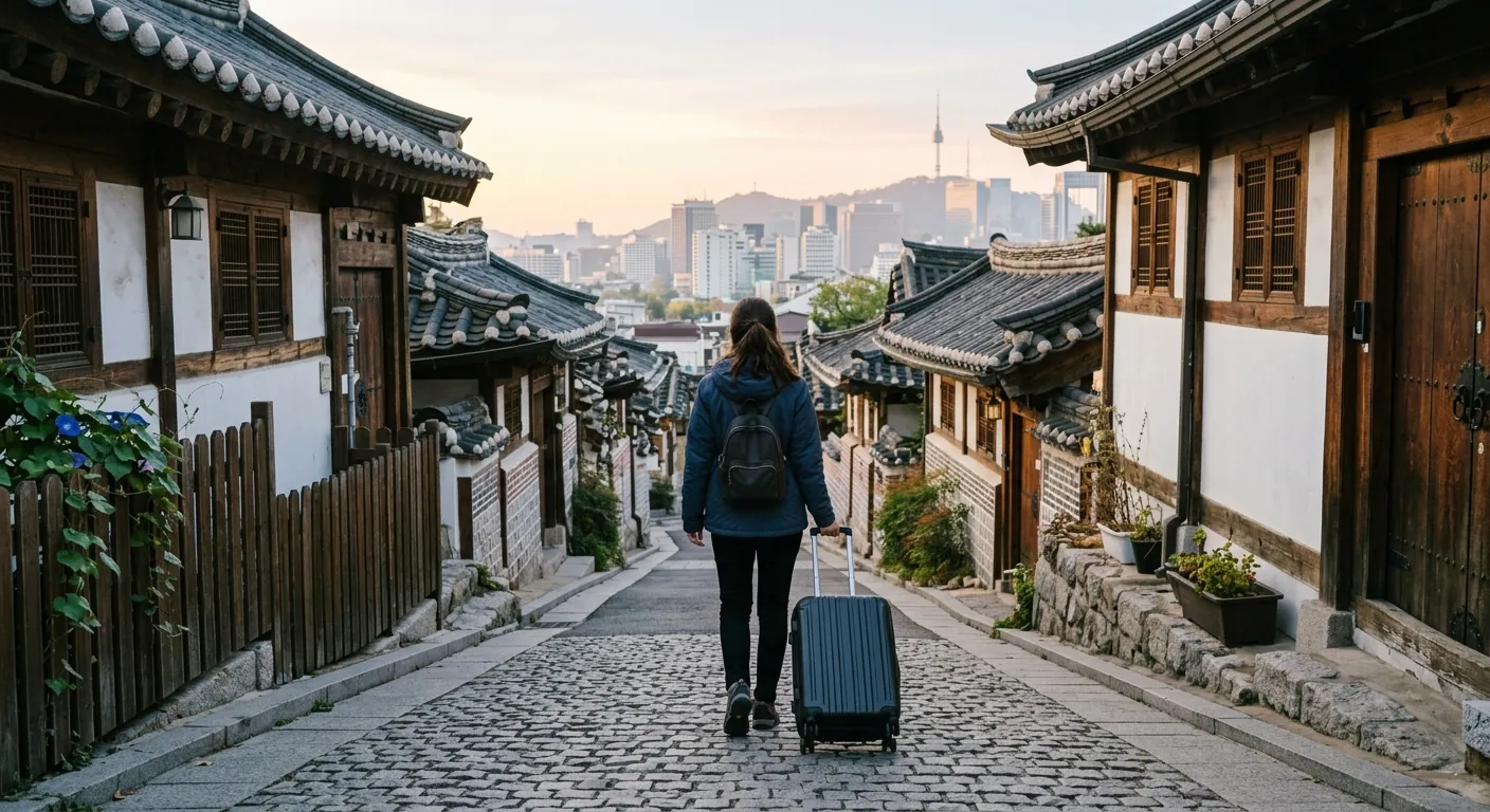 文章主視覺，呈現短天數旅行從清晨出發的畫面